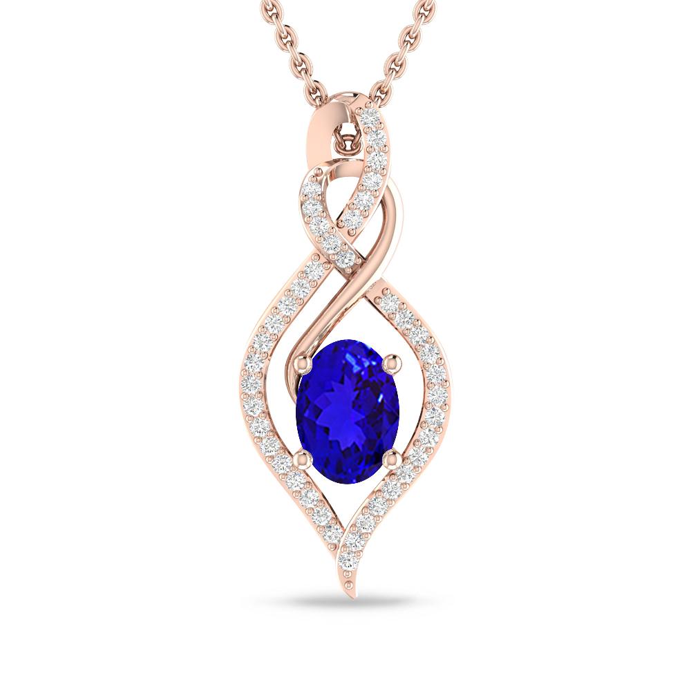 Rose Gold - Tanzanite