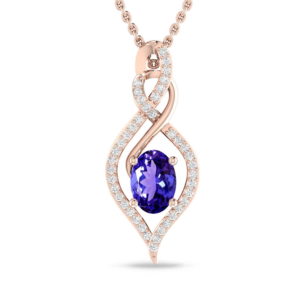 Rose Gold - Tanzanite