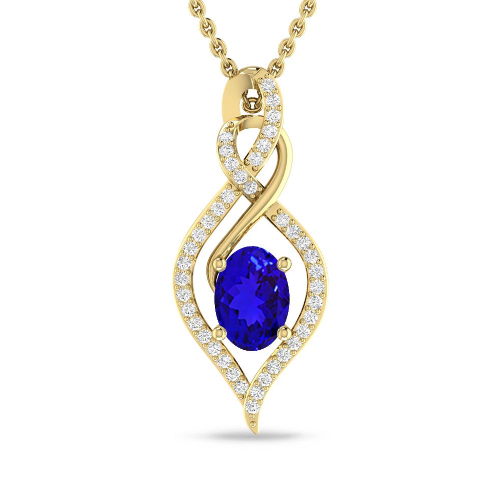 Yellow Gold - Tanzanite