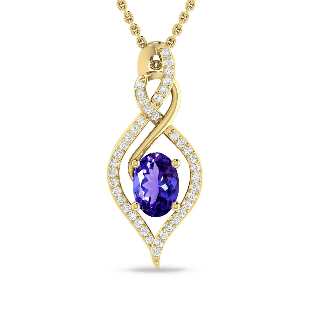 Yellow Gold - Tanzanite