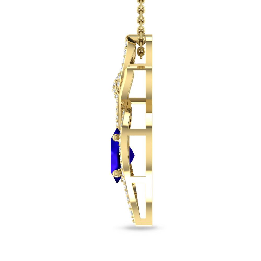 Yellow Gold - Tanzanite