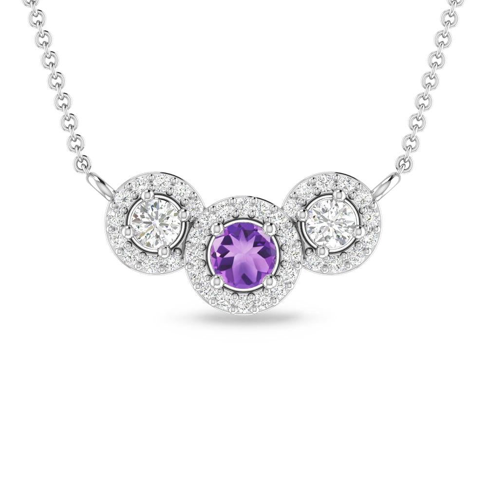 White Gold - Amethyst