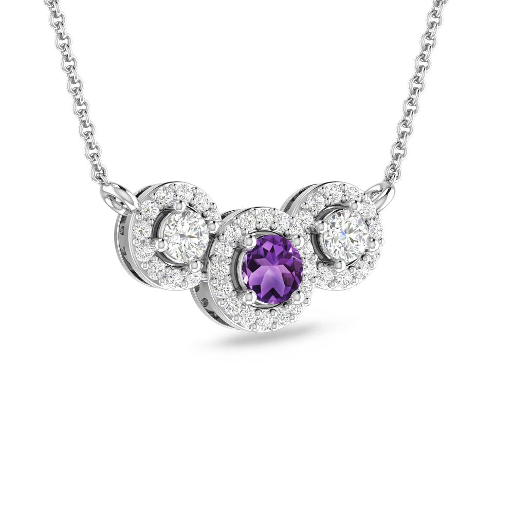 White Gold - Amethyst