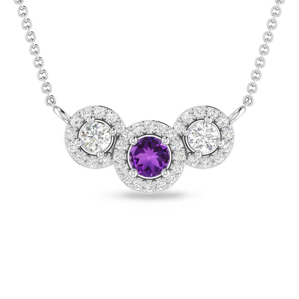 White Gold - Amethyst