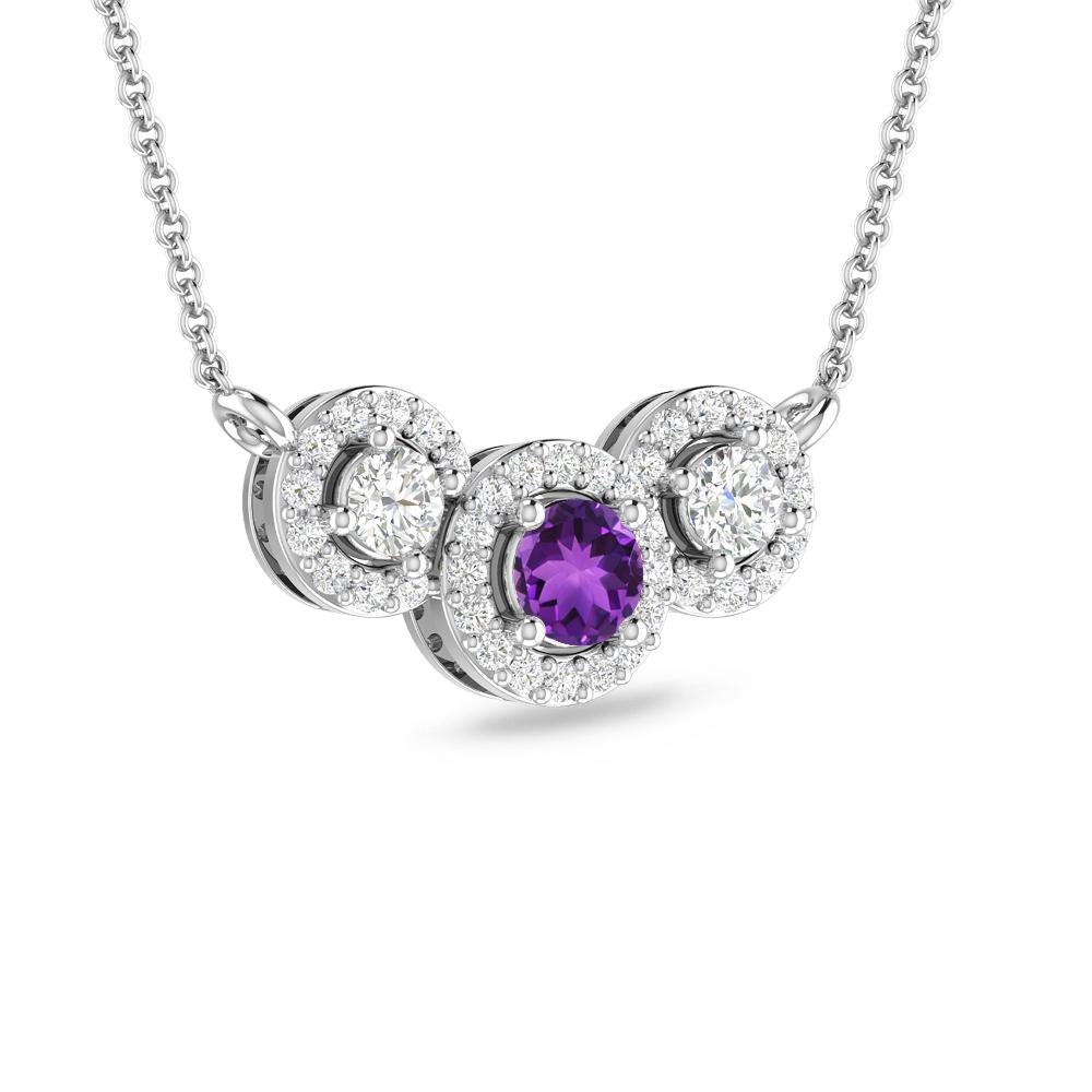 White Gold - Amethyst