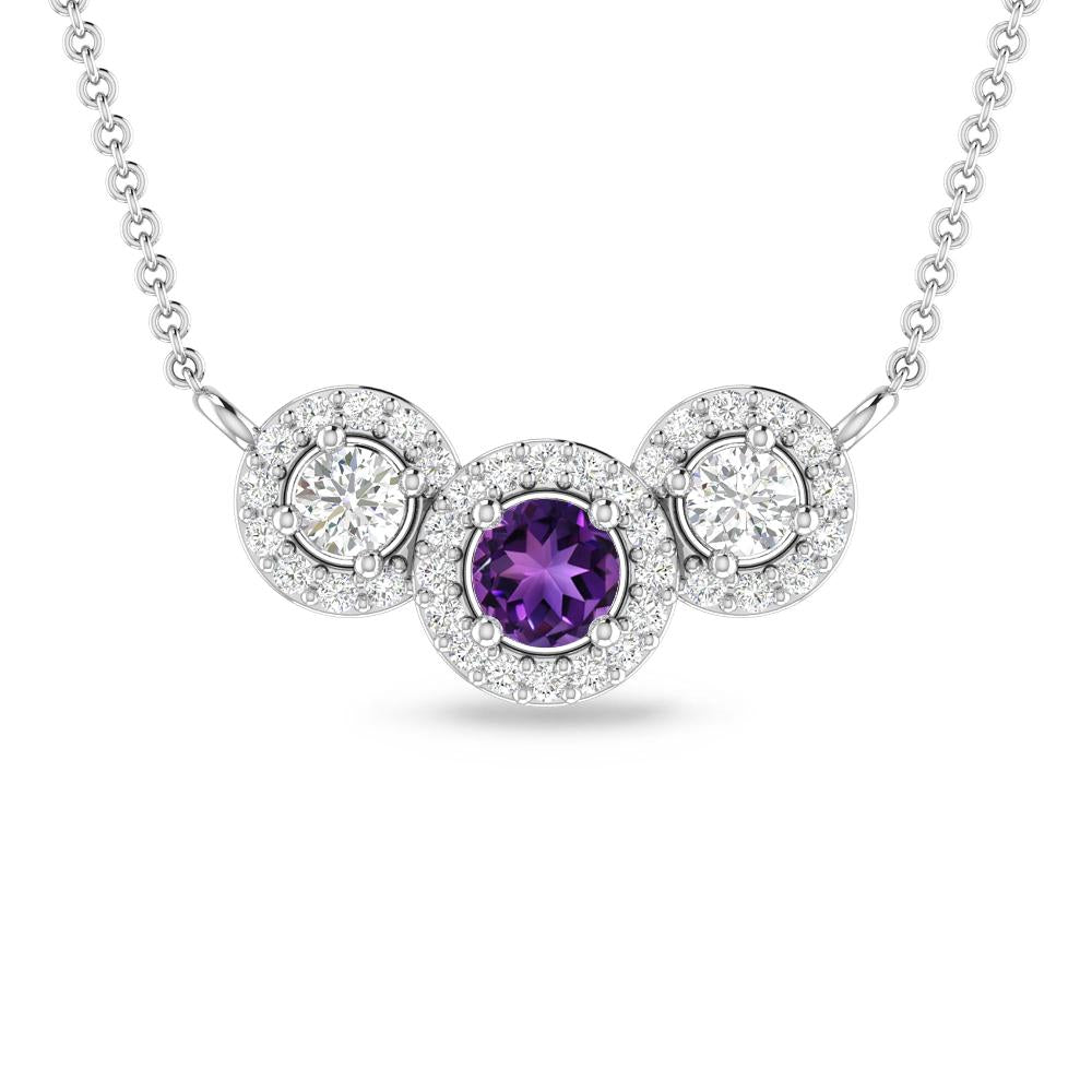 White Gold - Amethyst