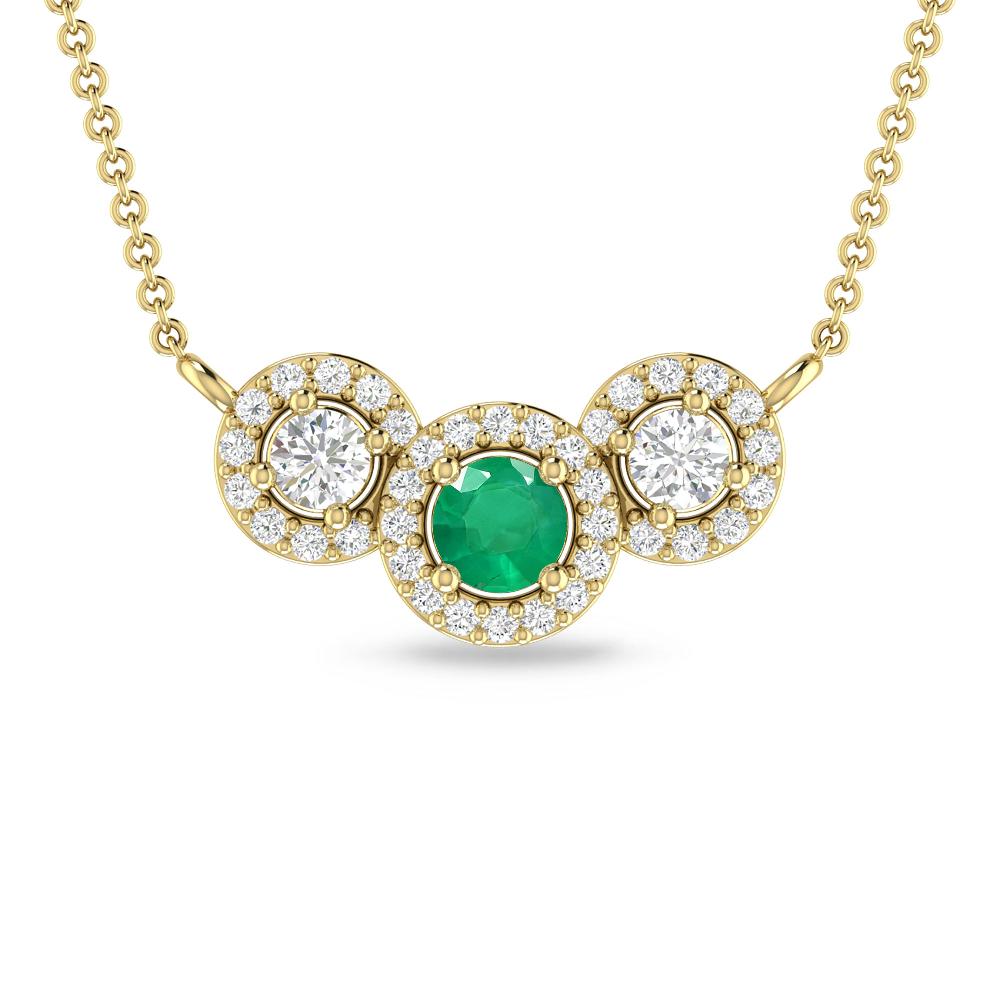 Yellow Gold - Emerald