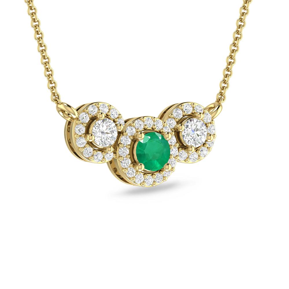 Yellow Gold - Emerald