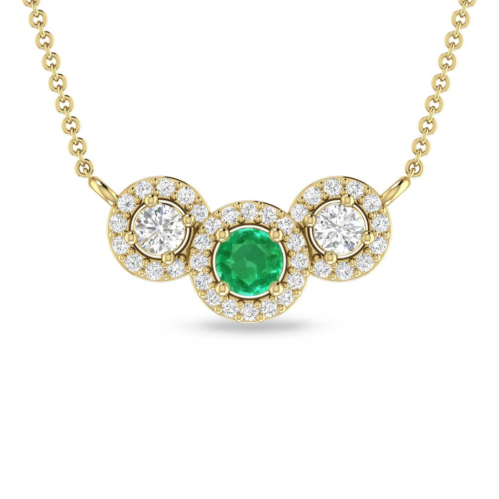 Yellow Gold - Emerald