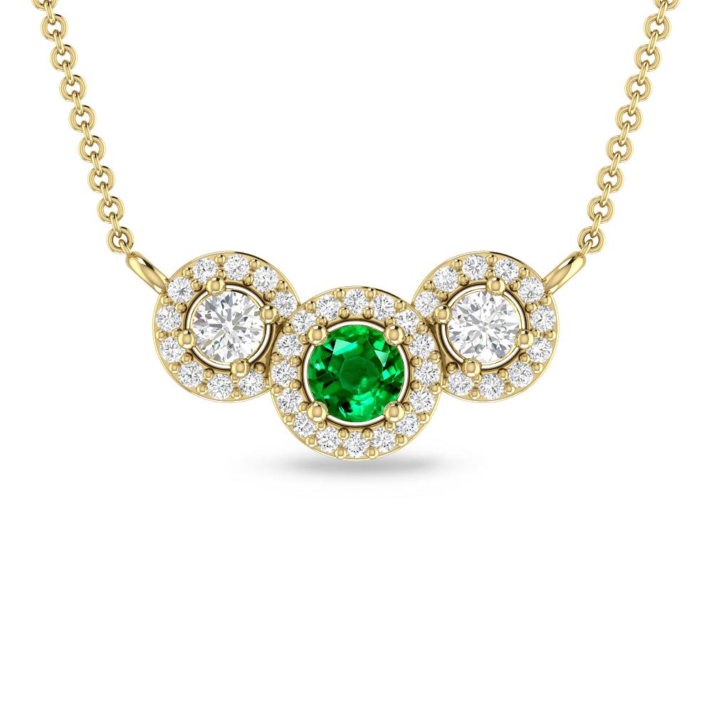 Yellow Gold - Emerald