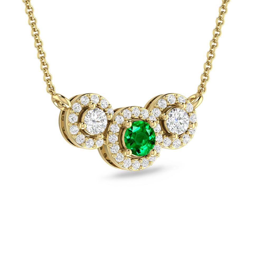 Yellow Gold - Emerald