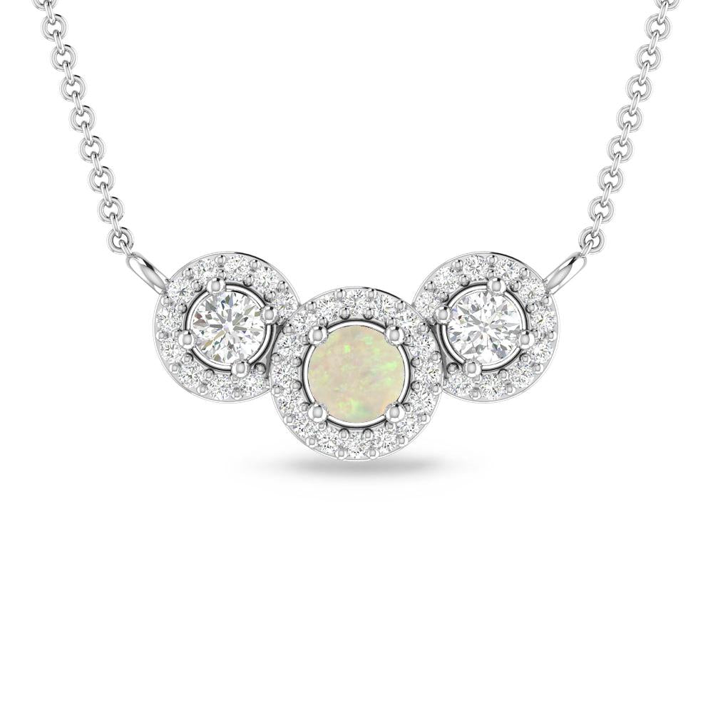 White Gold - Opal