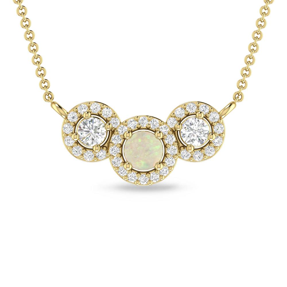 Yellow Gold - Opal