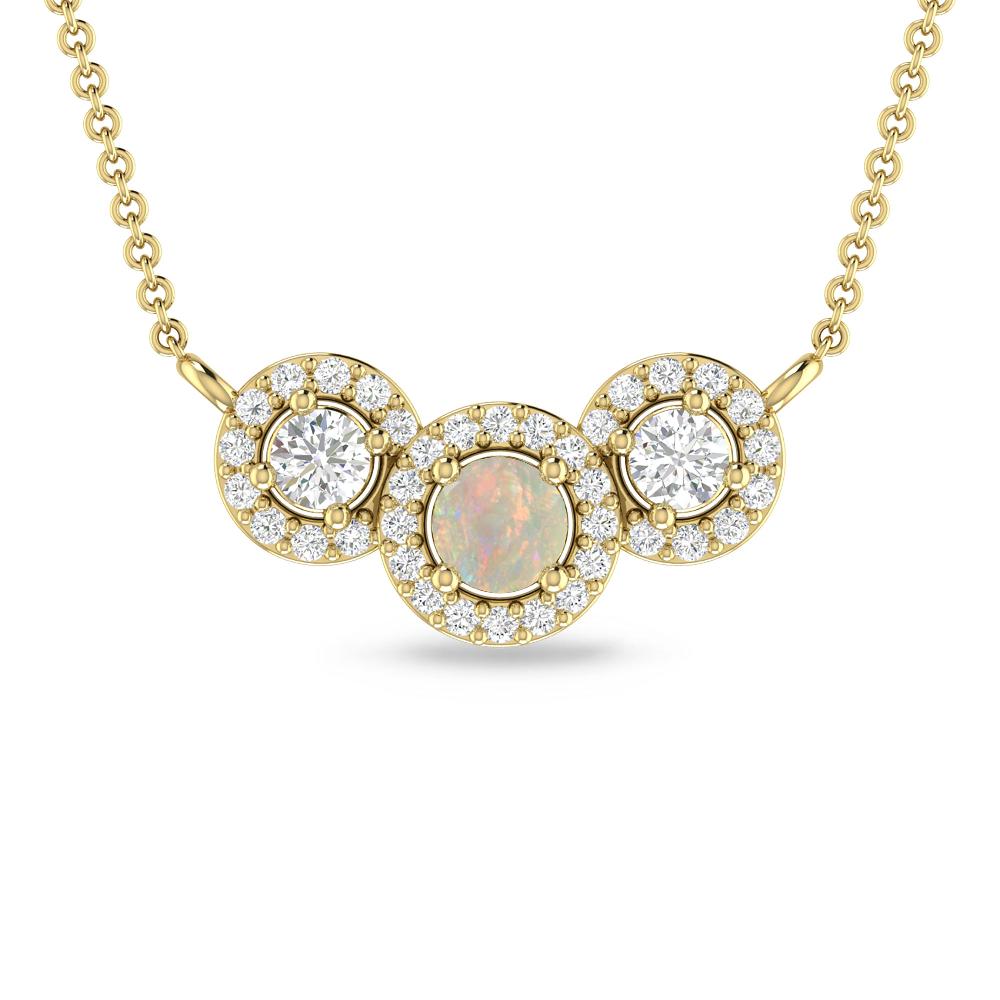 Yellow Gold - Opal