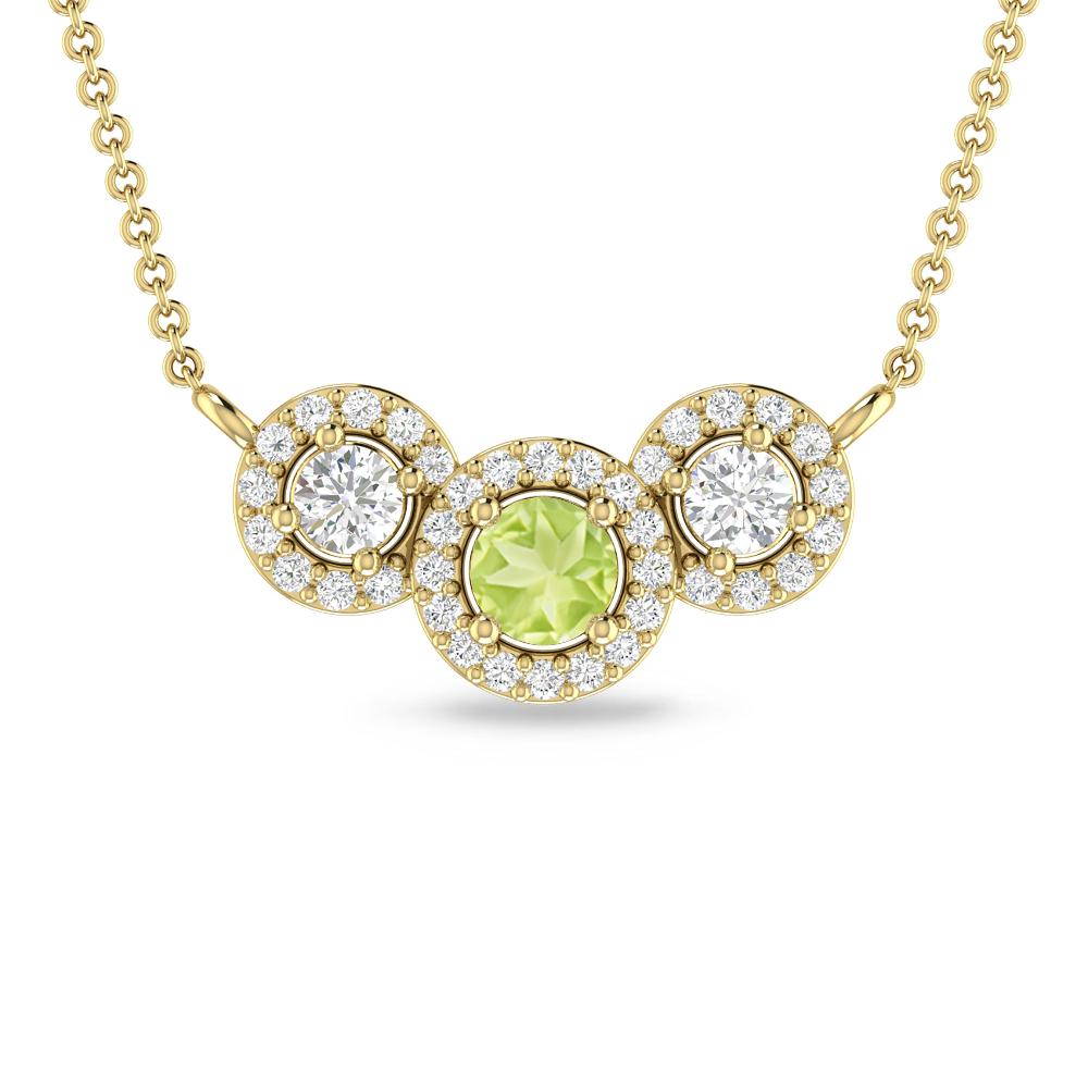 Yellow Gold - Peridot