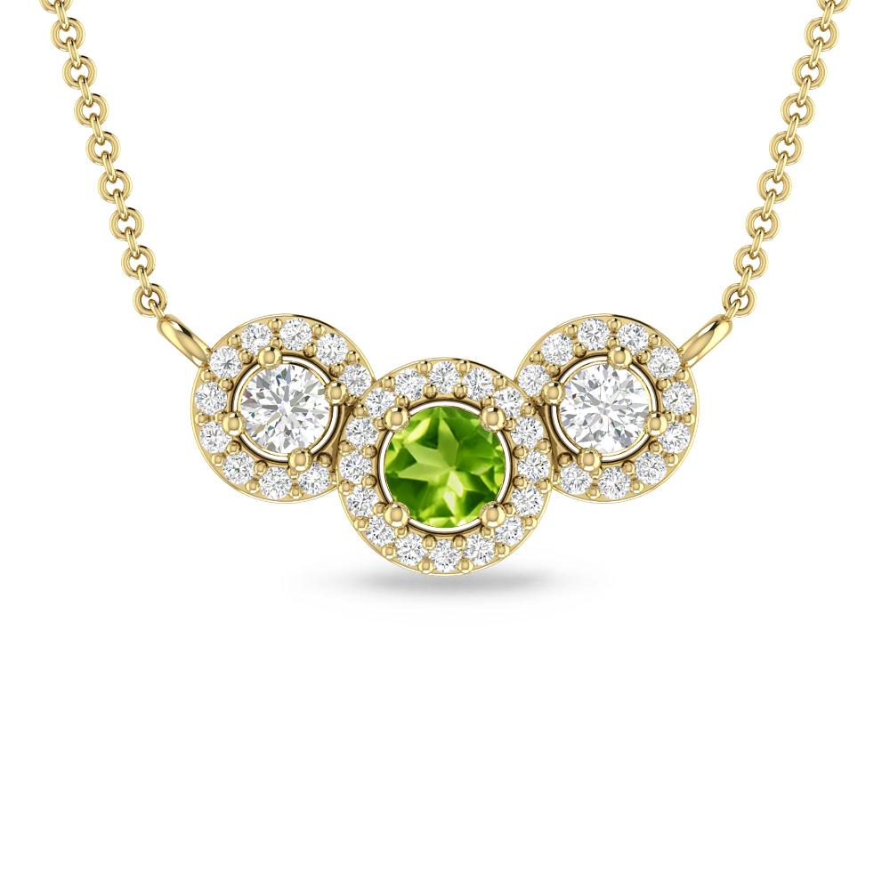 Yellow Gold - Peridot