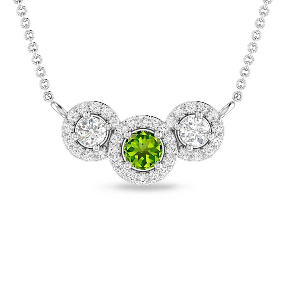 White Gold - Peridot