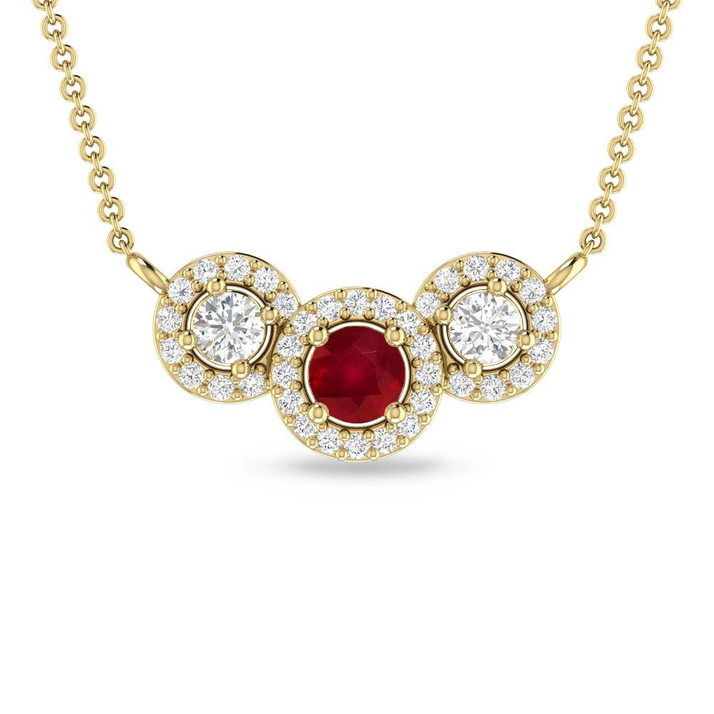 Yellow Gold - Ruby