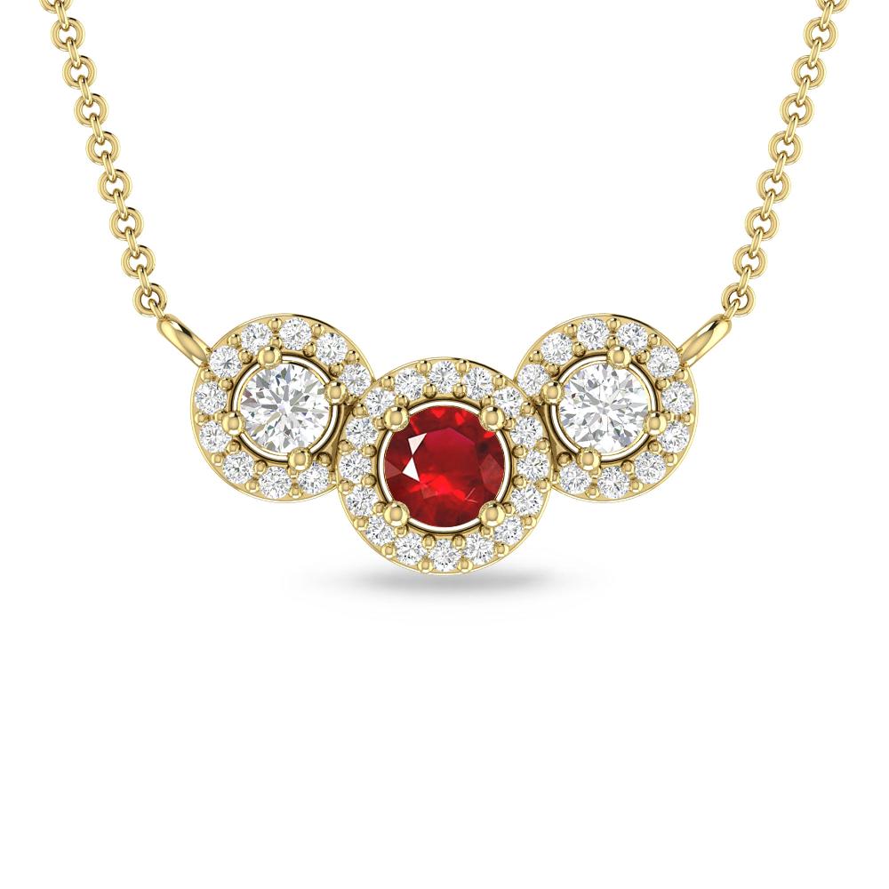 Yellow Gold - Ruby