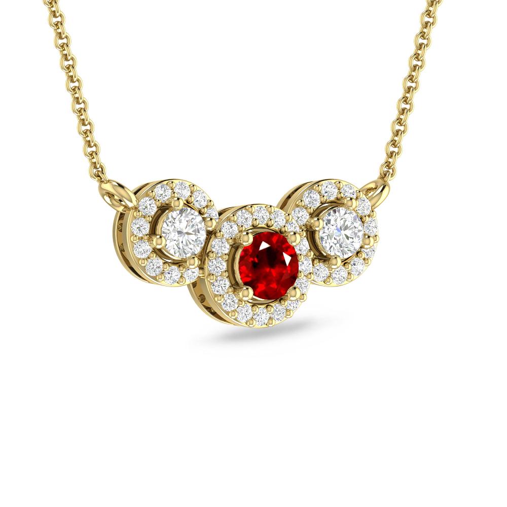 Yellow Gold - Ruby