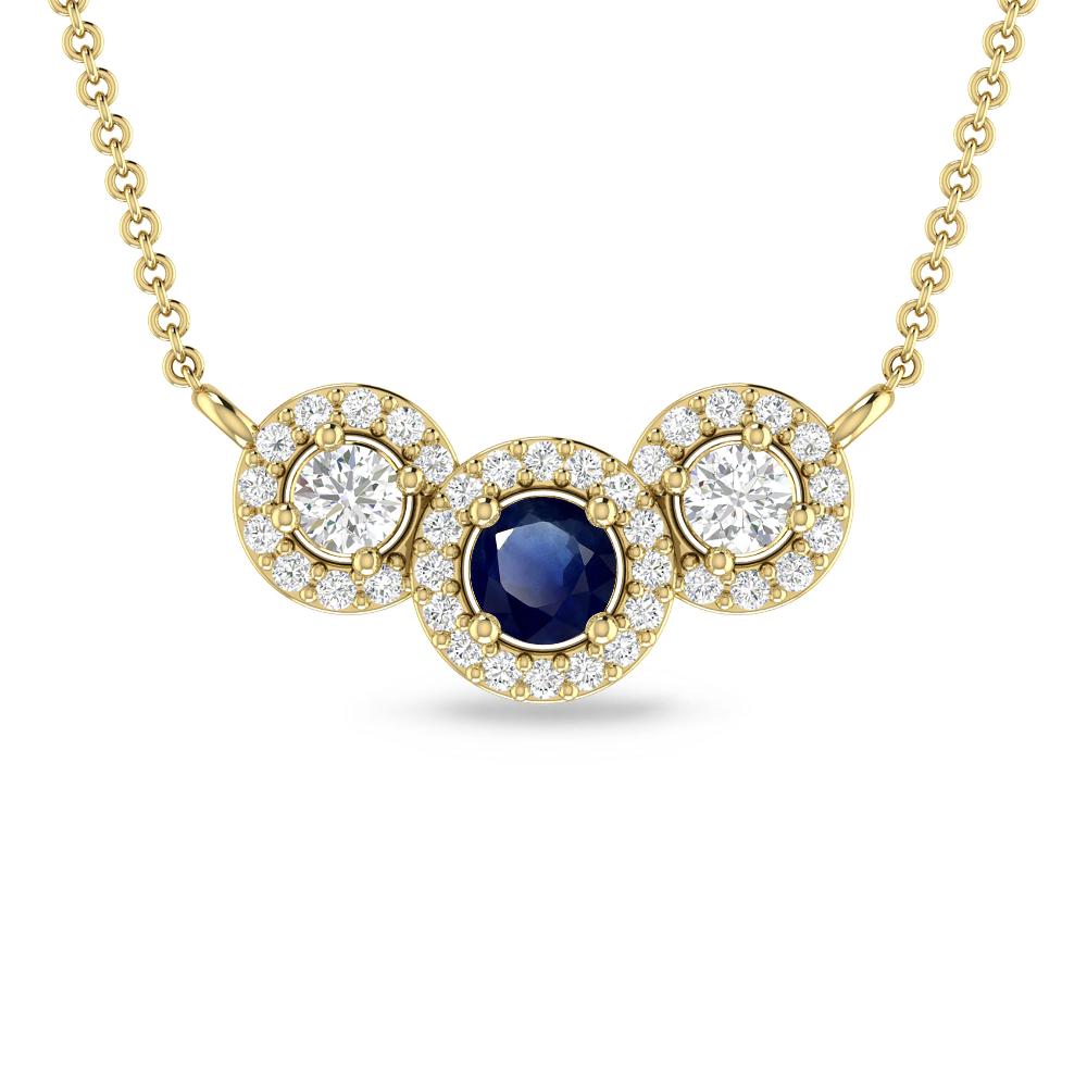 Yellow Gold - Sapphire