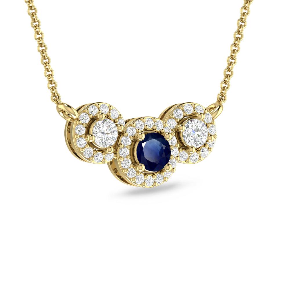 Yellow Gold - Sapphire