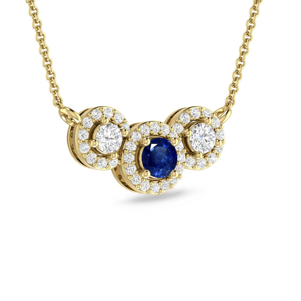 Yellow Gold - Sapphire