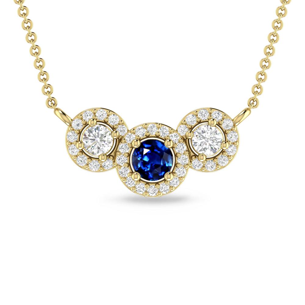 Yellow Gold - Sapphire