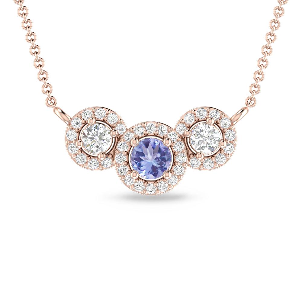 Rose Gold - Tanzanite