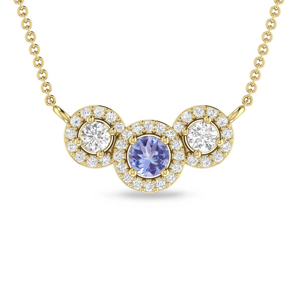 Yellow Gold - Tanzanite