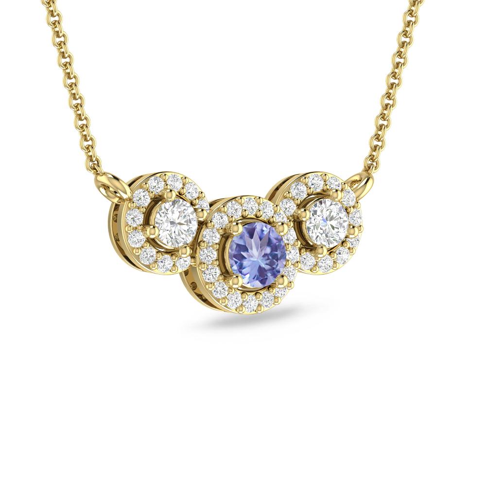 Yellow Gold - Tanzanite