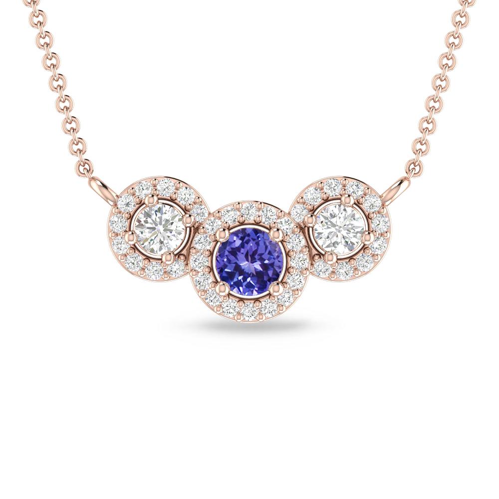 Rose Gold - Tanzanite