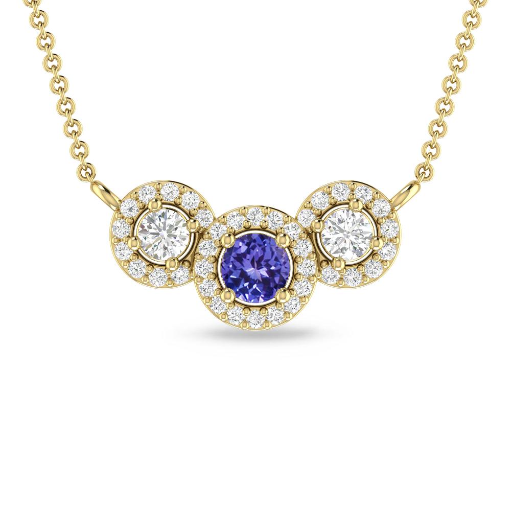 Yellow Gold - Tanzanite