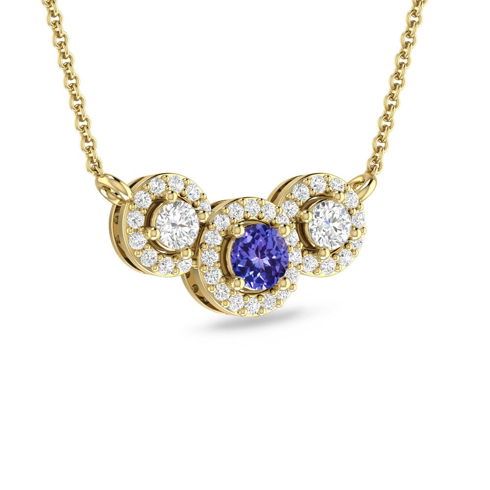 Yellow Gold - Tanzanite