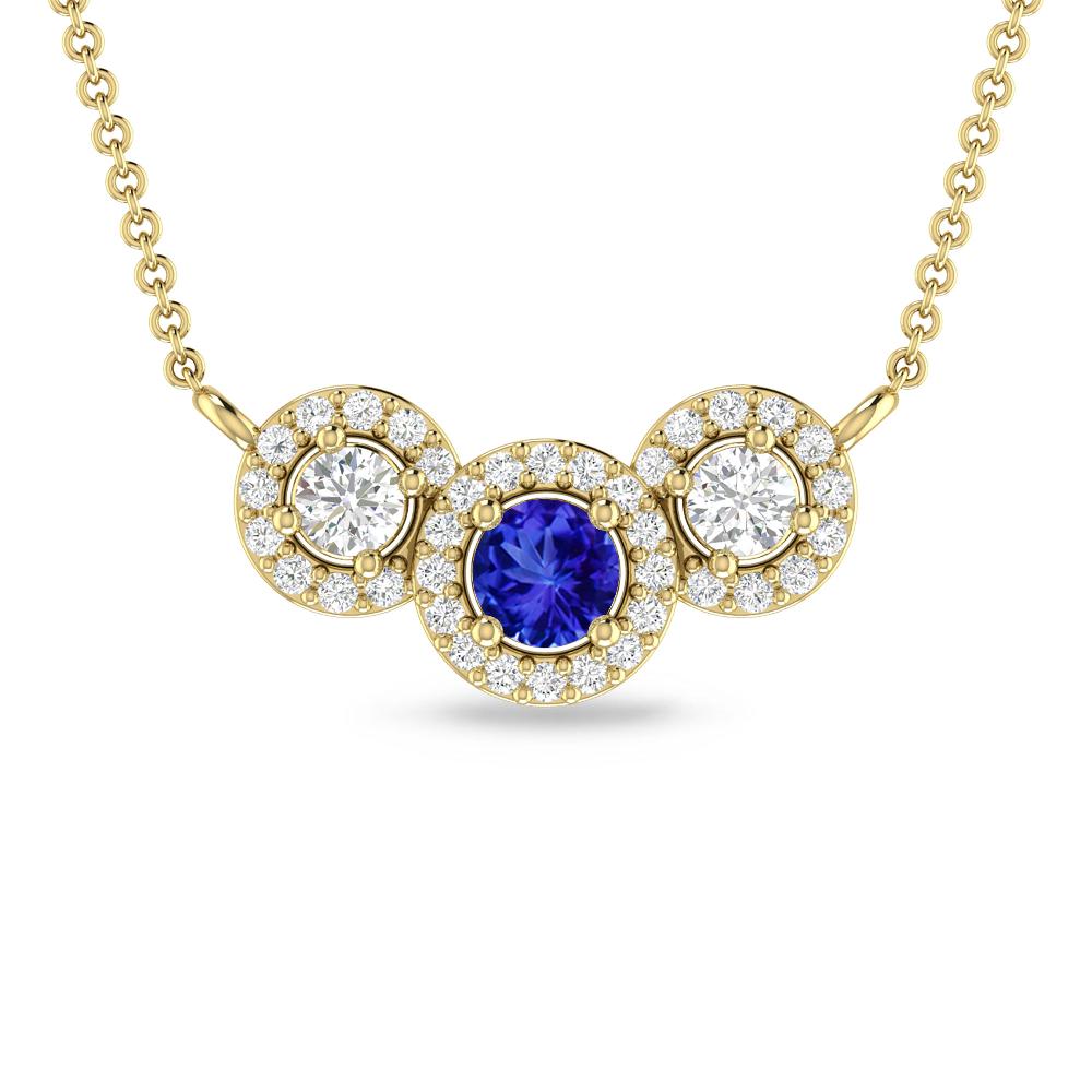 Yellow Gold - Tanzanite