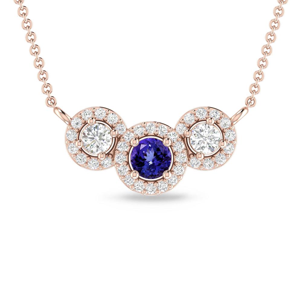 Rose Gold - Tanzanite