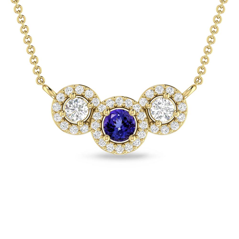 Yellow Gold - Tanzanite