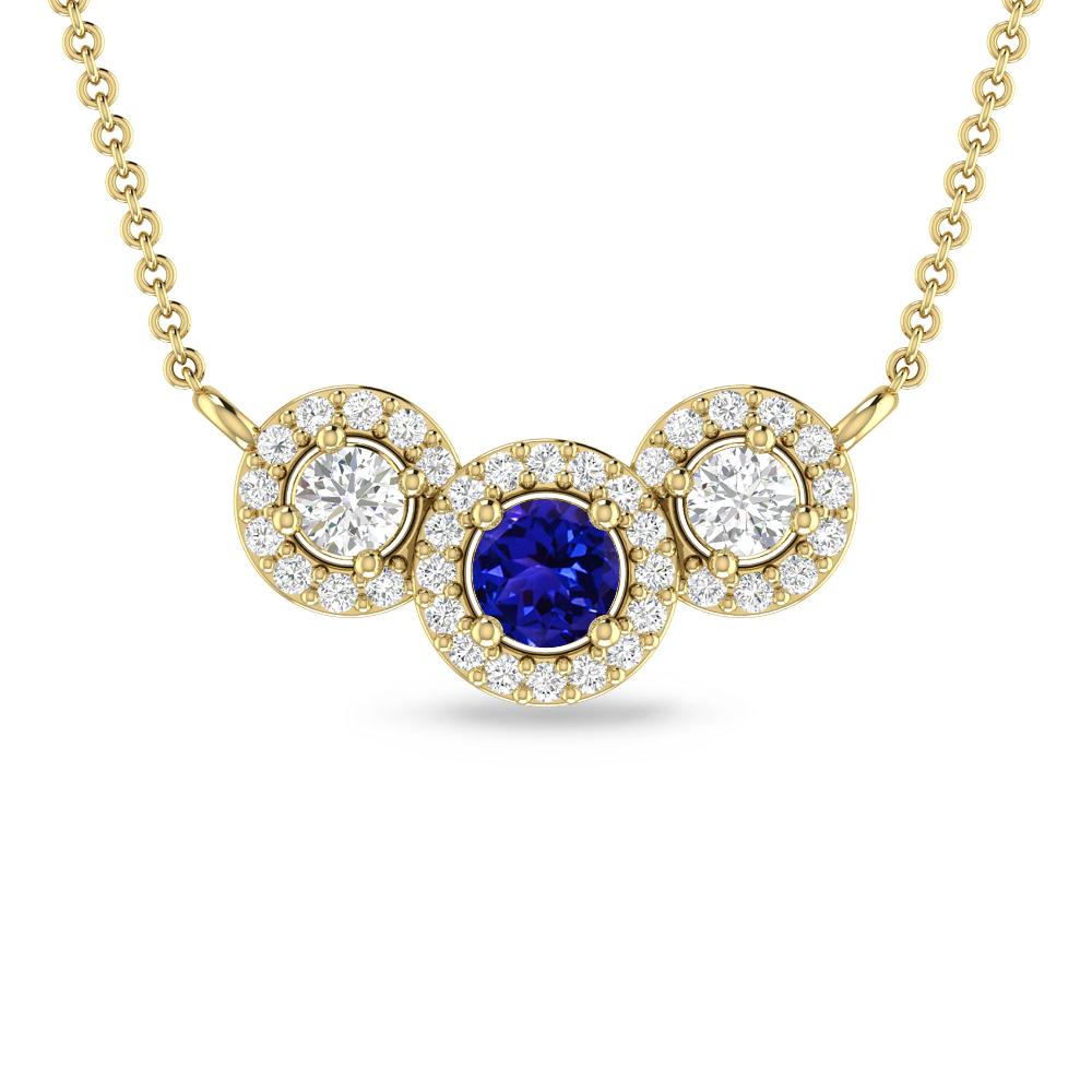 Yellow Gold - Tanzanite