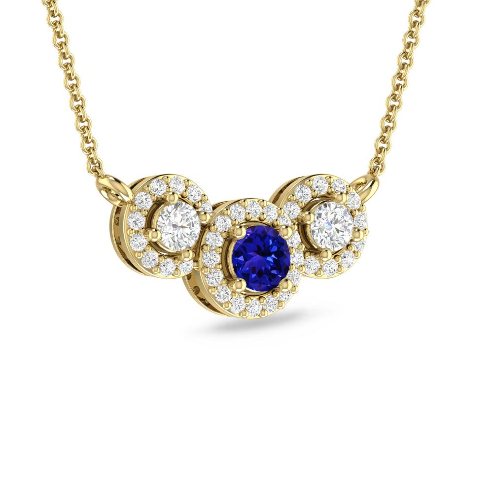 Yellow Gold - Tanzanite