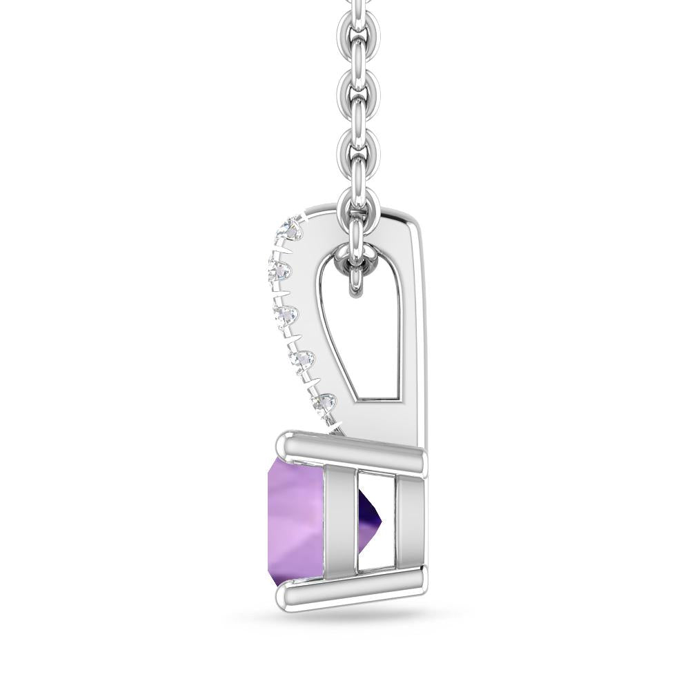 White Gold - Amethyst