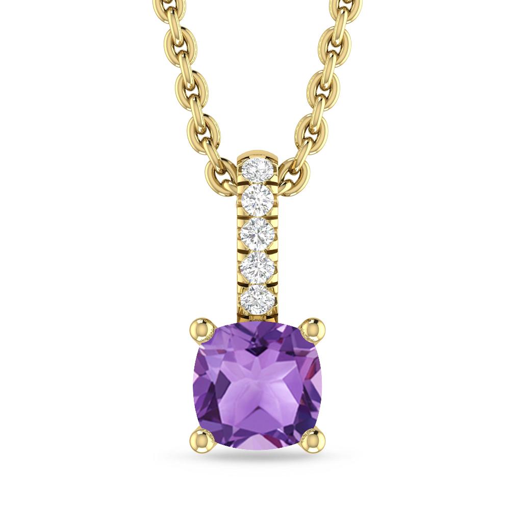 Yellow Gold - Amethyst