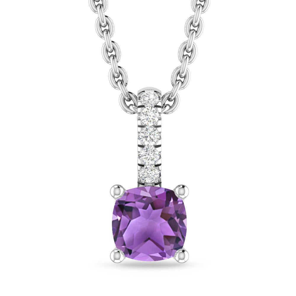 White Gold - Amethyst