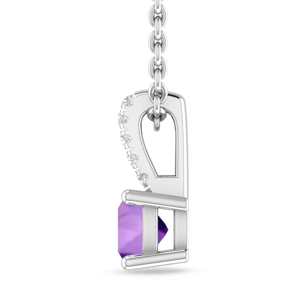 White Gold - Amethyst