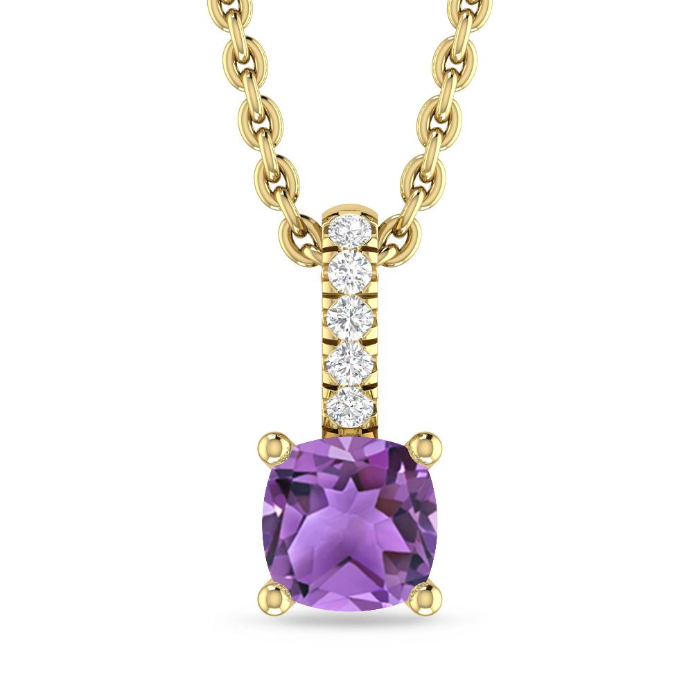 Yellow Gold - Amethyst