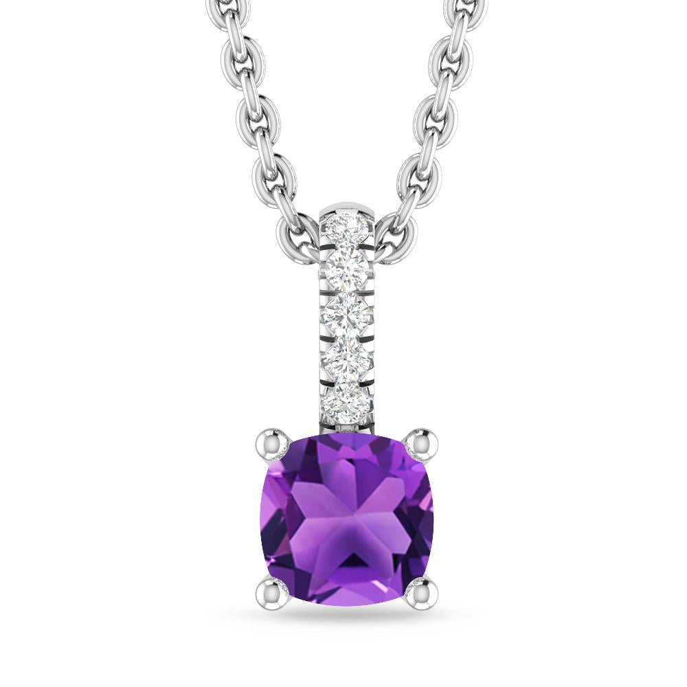 White Gold - Amethyst