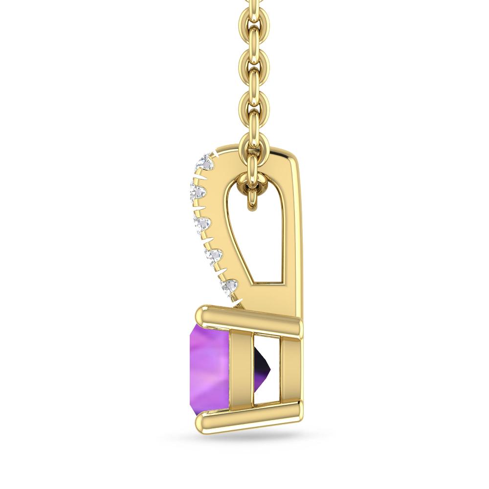 Yellow Gold - Amethyst