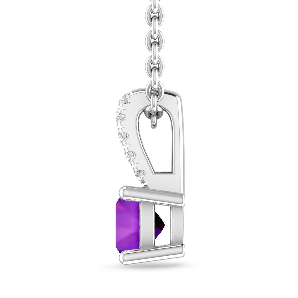 White Gold - Amethyst