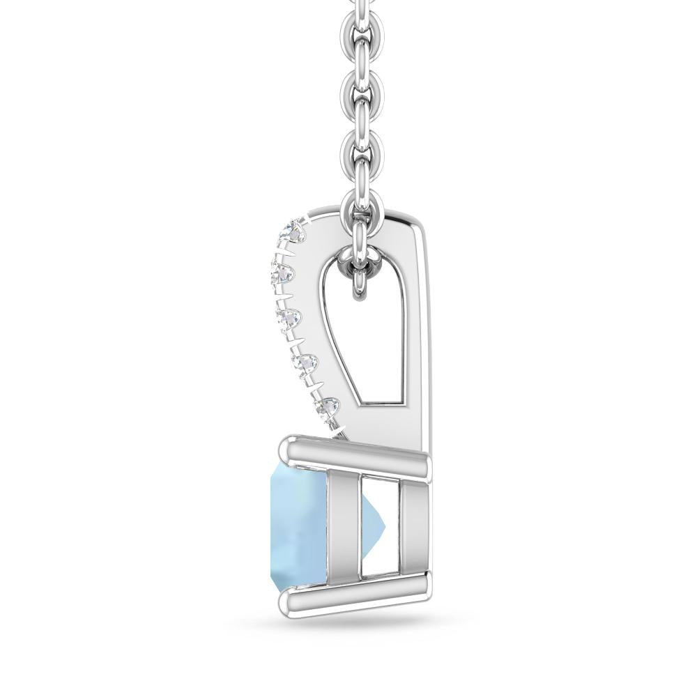 White Gold - Aquamarine