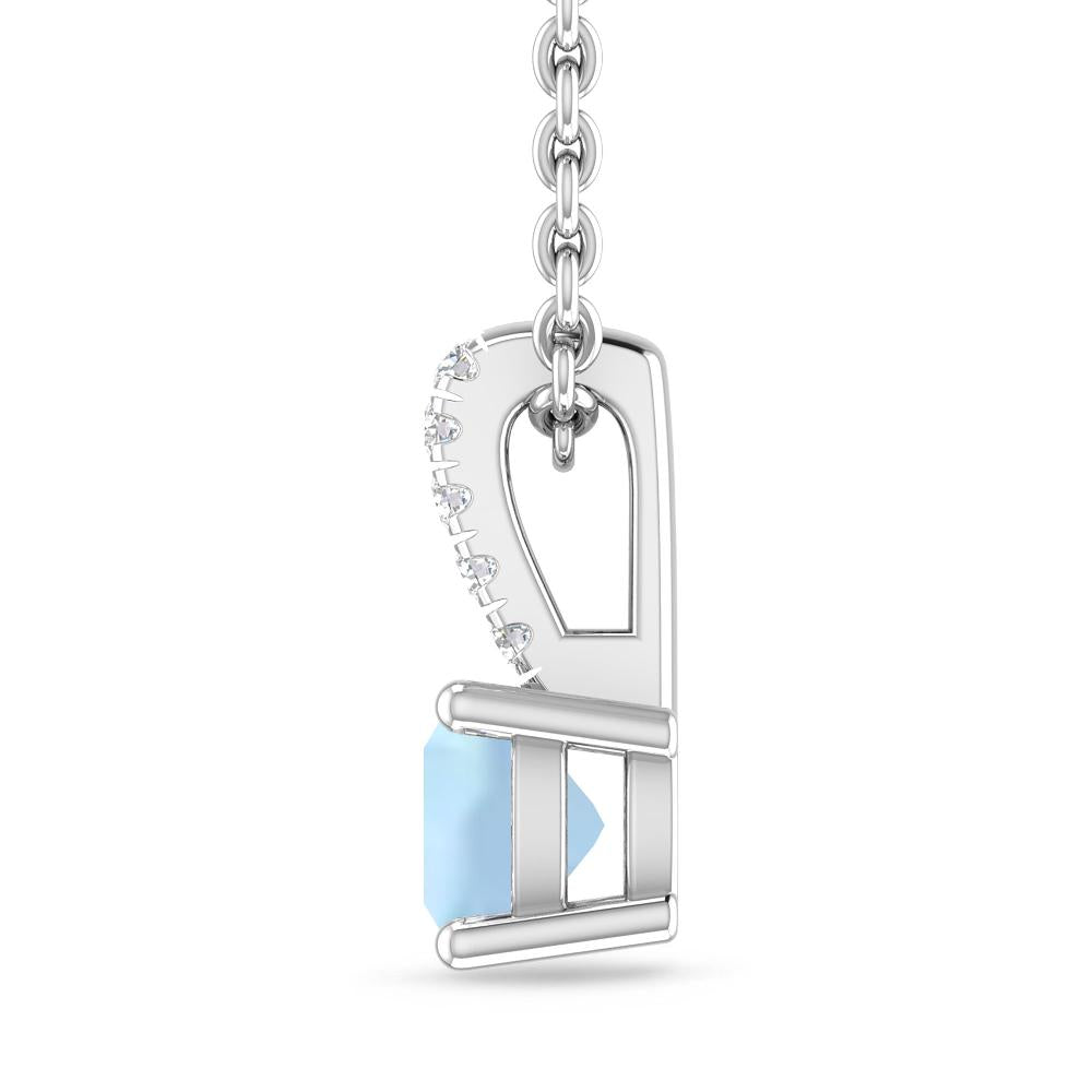 White Gold - Aquamarine