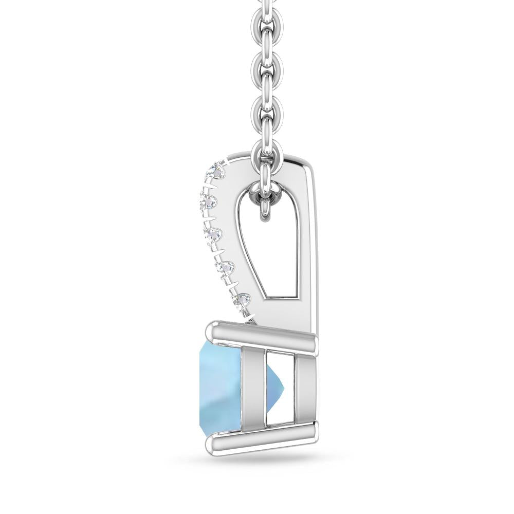 White Gold - Aquamarine